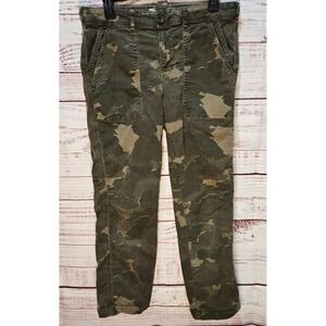 Anthropologie The Wanderer Camo Utility Cargo Pants Women's Size 28
